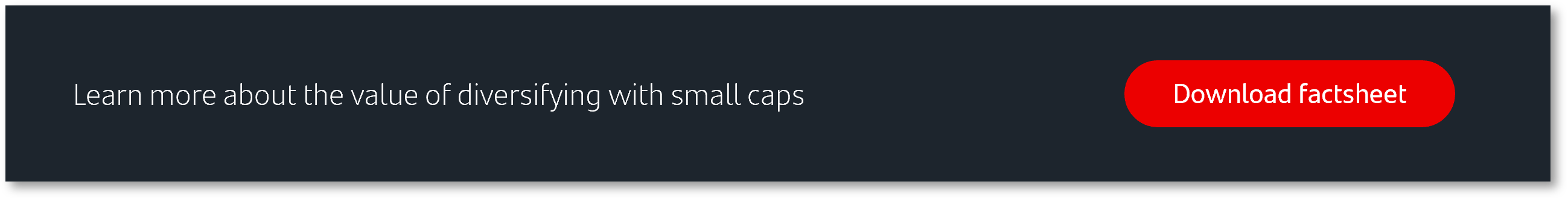 Learn more about the value of diversifying with small caps